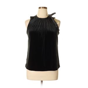 Ann Taylor Petite Velvet Bow Top - Size MP